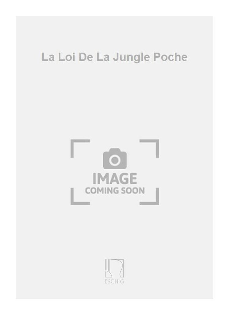 La Loi De La Jungle Poche